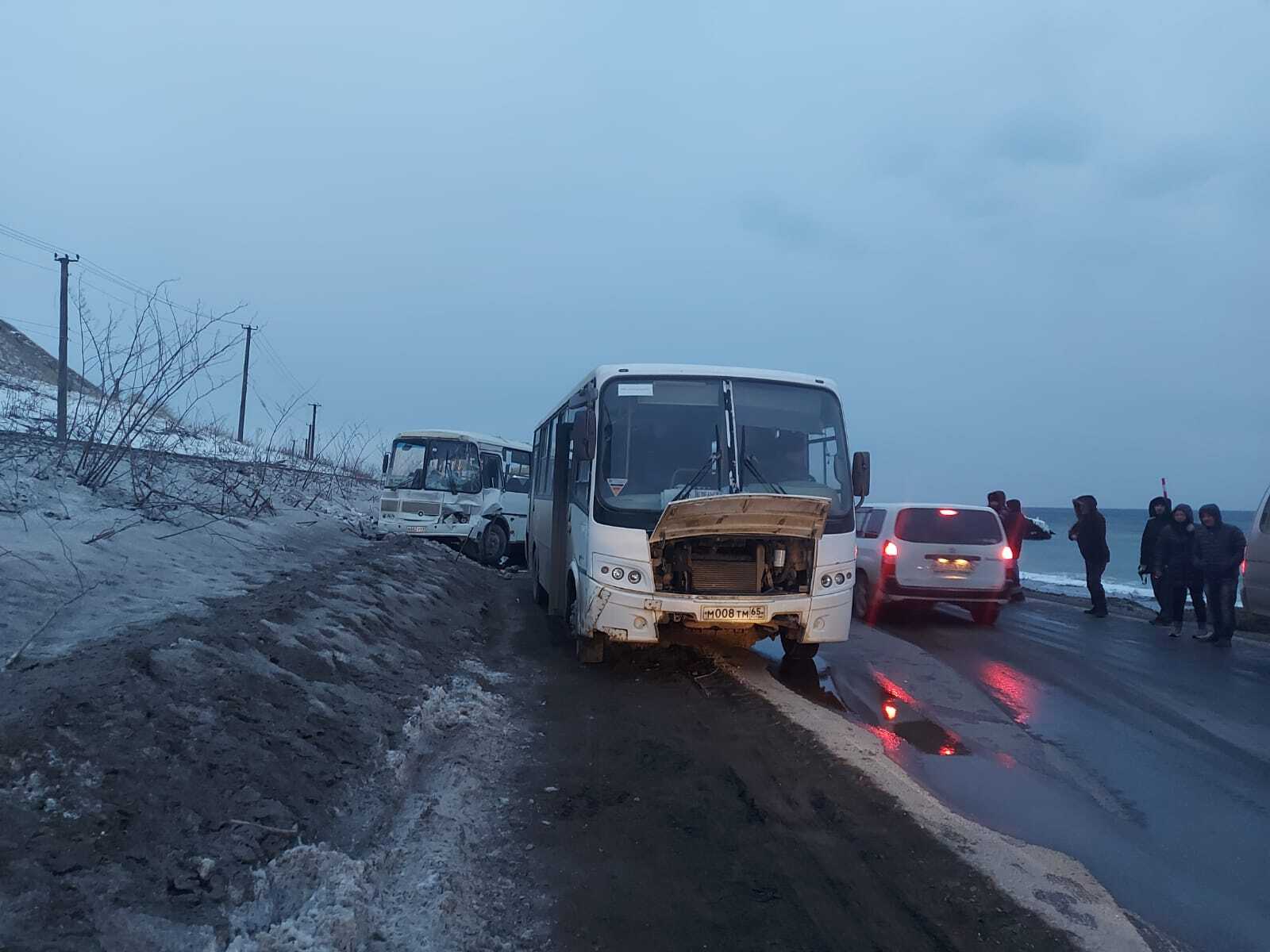 Сахком 2024. ДТП на Сахалине 5.12.2022 с рейсовым автобусом.